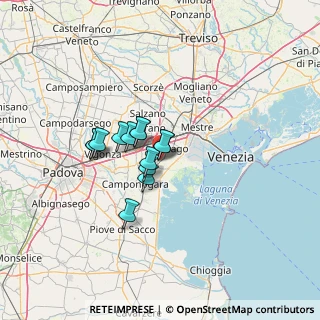 Mappa Via Chiesa Gambarare, 30034 Mira VE, Italia (8.50769)