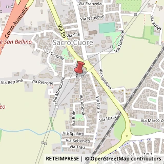 Mappa Via Pirano, 15, 35135 Padova, Padova (Veneto)