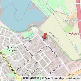 Mappa Via Carlo Goldoni, 38/40, 20090 Trezzano sul Naviglio, Milano (Lombardia)