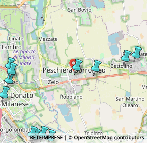 Mappa Via Papa Giovanni XXIII, 20068 Peschiera Borromeo MI, Italia (3.31077)