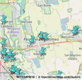 Mappa Via Papa Giovanni XXIII, 20068 Peschiera Borromeo MI, Italia (3.2905)