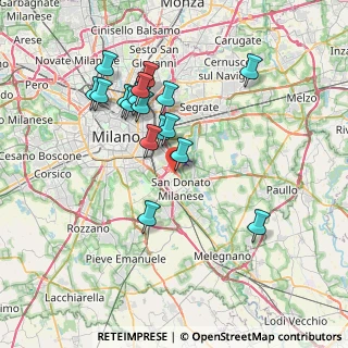 Mappa Via Kennedy, 20097 San Donato Milanese MI, Italia (6.96353)
