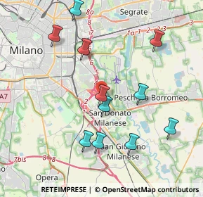 Mappa Via J.F. Kennedy, 20097 San Donato Milanese MI, Italia (4.05818)