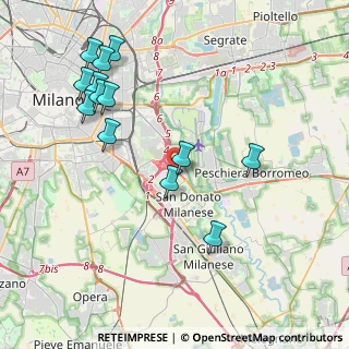 Mappa Via J.F. Kennedy, 20097 San Donato Milanese MI, Italia (4.43077)