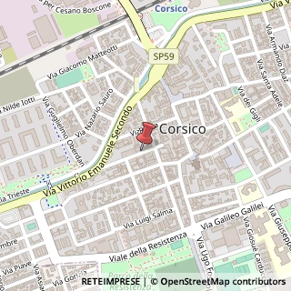 Mappa Via XX Settembre, 7, 20094 Corsico, Milano (Lombardia)