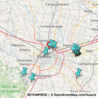 Mappa Via Cardinale Callegari, 35133 Padova PD, Italia (8.55692)