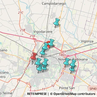 Mappa Via Cardinale Callegari, 35133 Padova PD, Italia (3.6275)