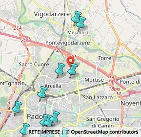 Mappa Via Cardinale Callegari, 35133 Padova PD, Italia (3.26571)