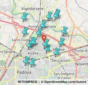 Mappa Via Cardinale Callegari, 35133 Padova PD, Italia (1.65588)