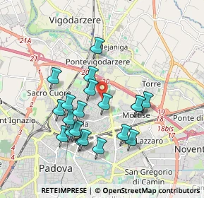 Mappa Via Cardinale Callegari, 35133 Padova PD, Italia (1.6995)