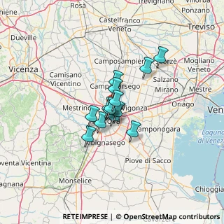 Mappa Via Cardinale Callegari, 35133 Padova PD, Italia (7.20714)