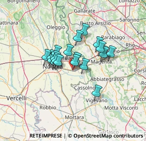 Mappa Via Trento, 28069 Trecate NO, Italia (9.5005)