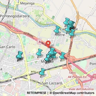 Mappa Via Antonino Cascino, 35129 Padova PD, Italia (0.9825)