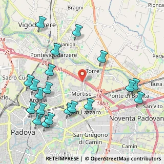 Mappa Via Antonino Cascino, 35129 Padova PD, Italia (2.5645)
