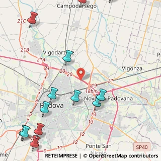 Mappa Via Antonino Cascino, 35129 Padova PD, Italia (6.22308)
