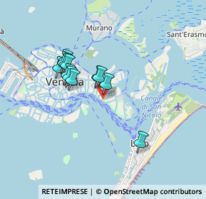 Mappa Calle Colonne, 30122 Venezia VE, Italia (1.4175)