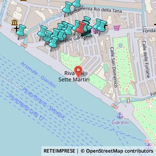 Mappa Calle Colonne, 30122 Venezia VE, Italia (0.13929)