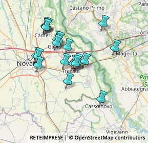 Mappa Via Torquato Tasso, 28069 Trecate NO, Italia (6.2435)