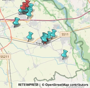 Mappa Via Torquato Tasso, 28069 Trecate NO, Italia (4.2775)