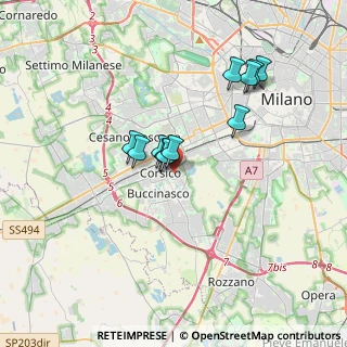 Mappa Via Mantova, 20090 Corsico MI, Italia (2.84909)