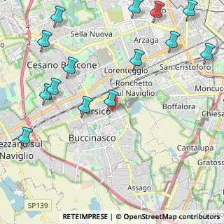 Mappa Via Mantova, 20090 Corsico MI, Italia (2.98667)