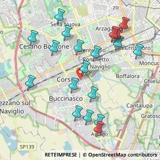 Mappa Via Mantova, 20090 Corsico MI, Italia (2.3115)