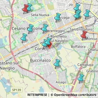 Mappa Via Mantova, 20090 Corsico MI, Italia (2.688)