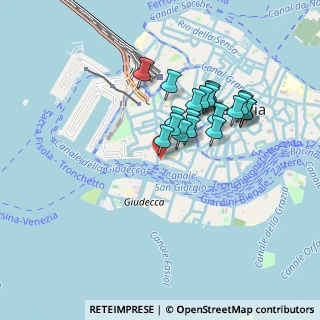 Mappa Calle del Vento, 30123 Venezia VE, Italia (0.725)