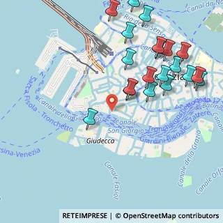 Mappa Calle del Vento, 30123 Venezia VE, Italia (1.2055)