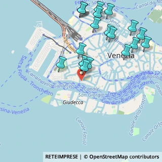 Mappa Calle del Vento, 30123 Venezia VE, Italia (1.2095)
