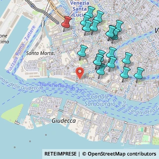 Mappa Calle del Vento, 30123 Venezia VE, Italia (0.5465)