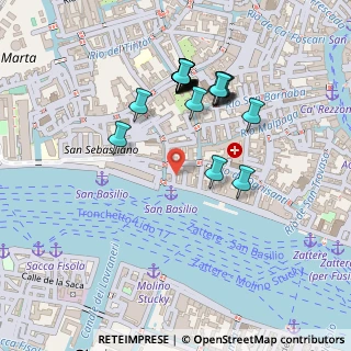 Mappa Calle del Vento, 30123 Venezia VE, Italia (0.229)