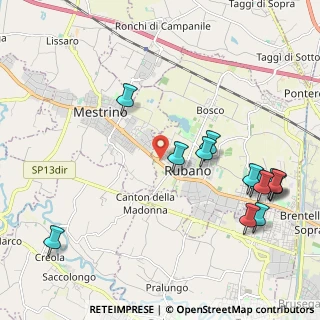 Mappa Via Pria Fosca, 35030 Rubano PD, Italia (2.46846)