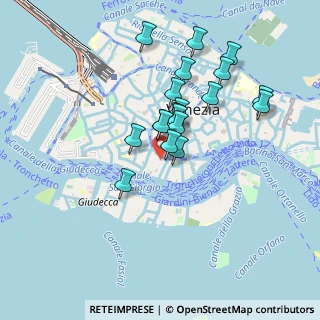 Mappa Calle Nuova Sant'Agnese, 30123 Venezia VE, Italia (0.75421)