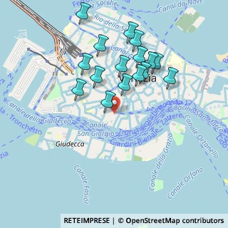 Mappa Calle Nuova Sant'Agnese, 30123 Venezia VE, Italia (0.89875)