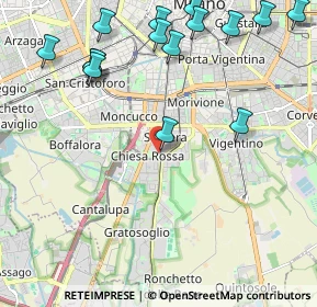 Mappa Via San Domenico Savio, 20141 Milano MI, Italia (2.694)