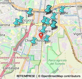 Mappa Via San Domenico Savio, 20141 Milano MI, Italia (0.9075)