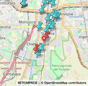 Mappa Via San Domenico Savio, 20141 Milano MI, Italia (1.016)