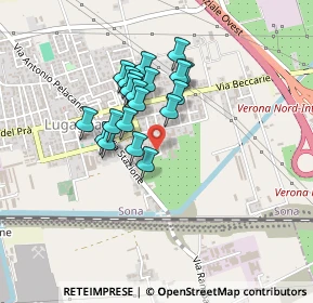 Mappa Via F. Petrarca, 37060 Sona VR, Italia (0.3245)