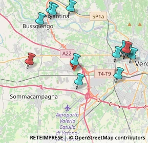 Mappa Via F. Petrarca, 37060 Sona VR, Italia (4.78286)