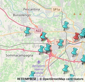 Mappa Via F. Petrarca, 37060 Sona VR, Italia (6.125)