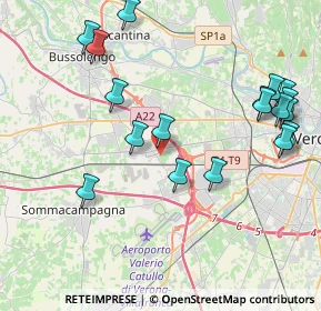 Mappa Via F. Petrarca, 37060 Sona VR, Italia (4.61722)