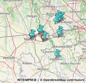 Mappa Via 20 Settembre, 28069 Trecate NO, Italia (11.59917)