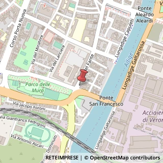 Mappa Via del Fante, 21, 37122 Verona, Verona (Veneto)