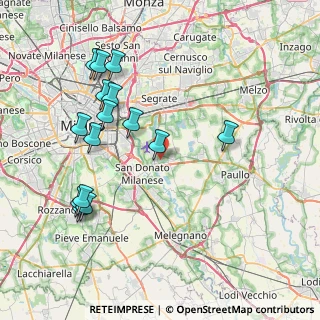Mappa 20068 Milano MI, Italia (8.47667)