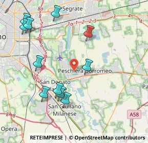 Mappa 20068 Milano MI, Italia (4.55273)