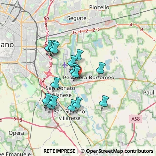 Mappa 20068 Milano MI, Italia (3.20778)