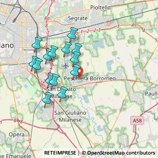 Mappa 20068 Milano MI, Italia (3.52429)