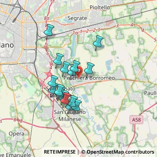 Mappa 20068 Milano MI, Italia (3.04125)