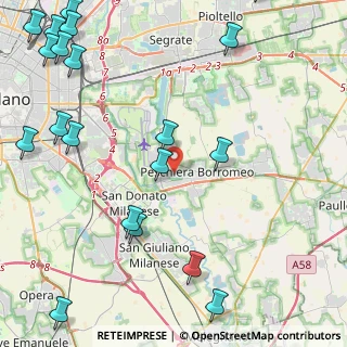 Mappa 20068 Milano MI, Italia (6.4295)